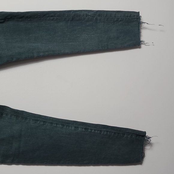 AG ADRIANO GOLDSCHMIED The Legging Ankle Super Skinny Green Jeans Size 28 R - Picture 8 of 16